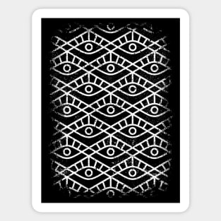 You are watched (Geomteric Eye Pattern) Sticker